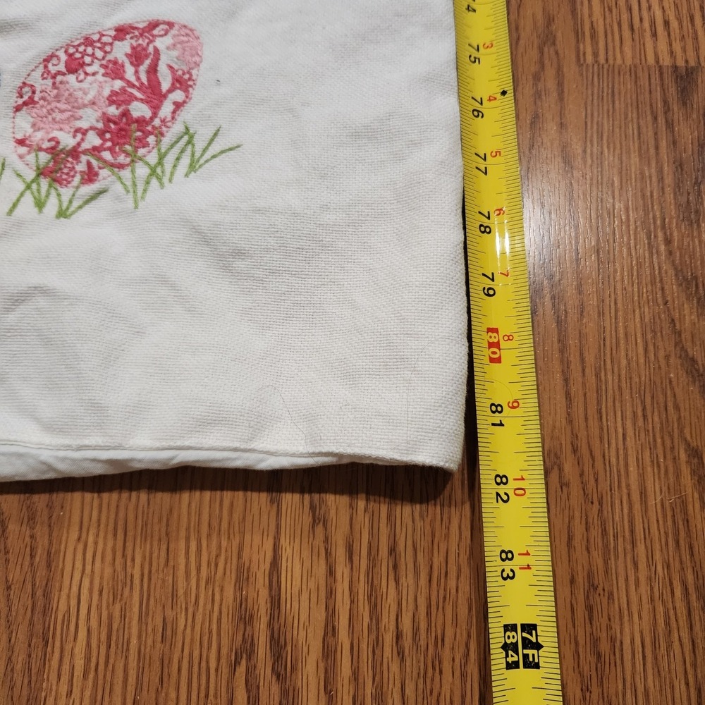 Pottery Barn Easter Day Table Runner Multicolor Embroidered - Picture 2 of 4